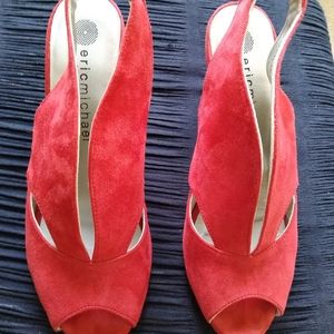 Eric Michael Sexy Suede Pumps 9